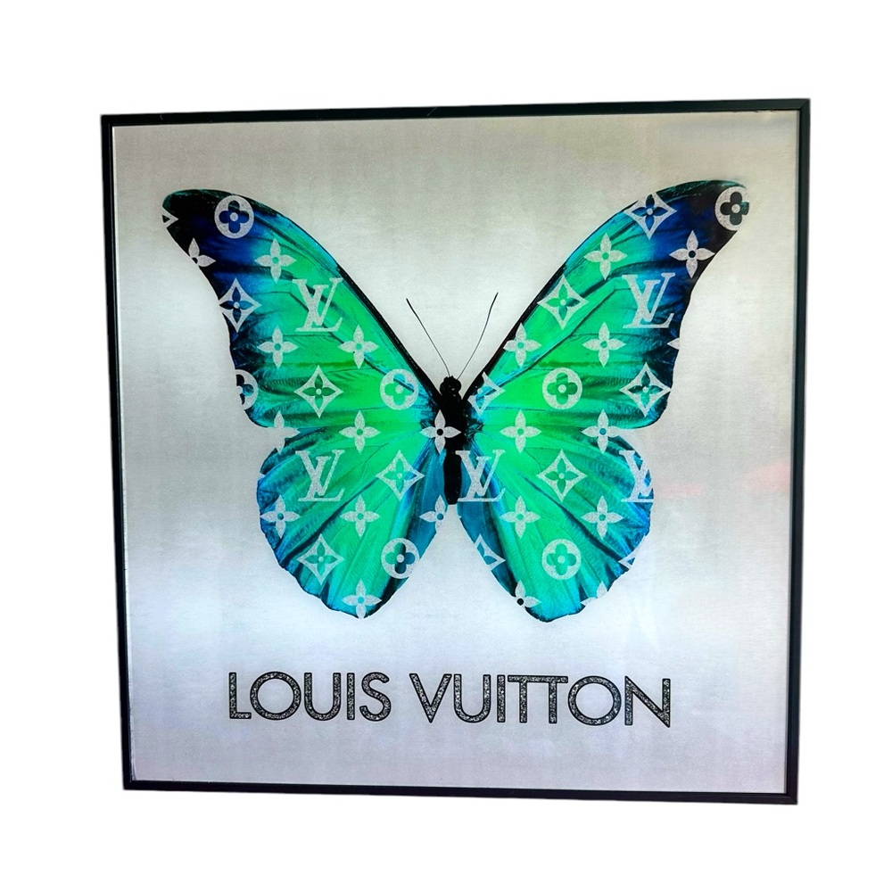 Louis Vuitton decorative butterfly art!!  🦋